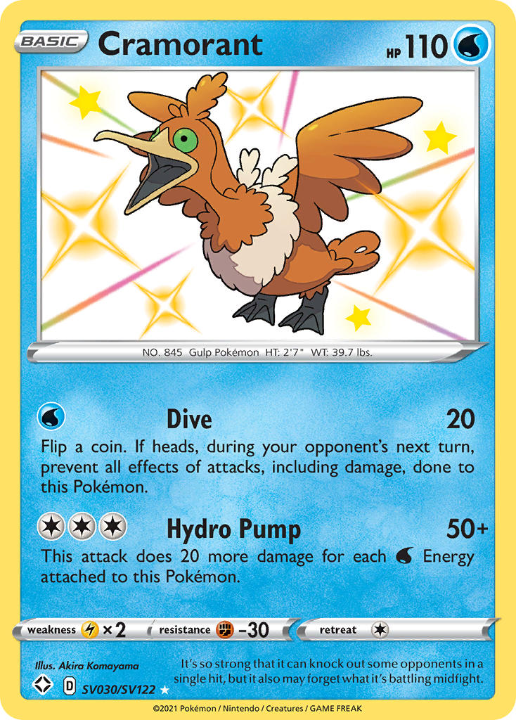 Cramorant Shining Fates SET-SV030
