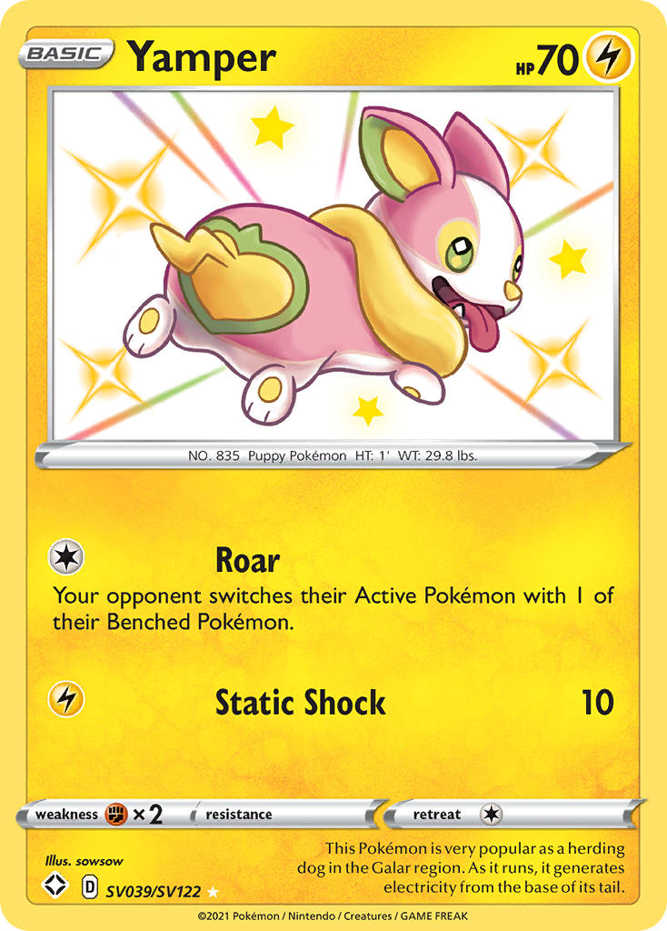 Yamper Shining Fates SET-SV039