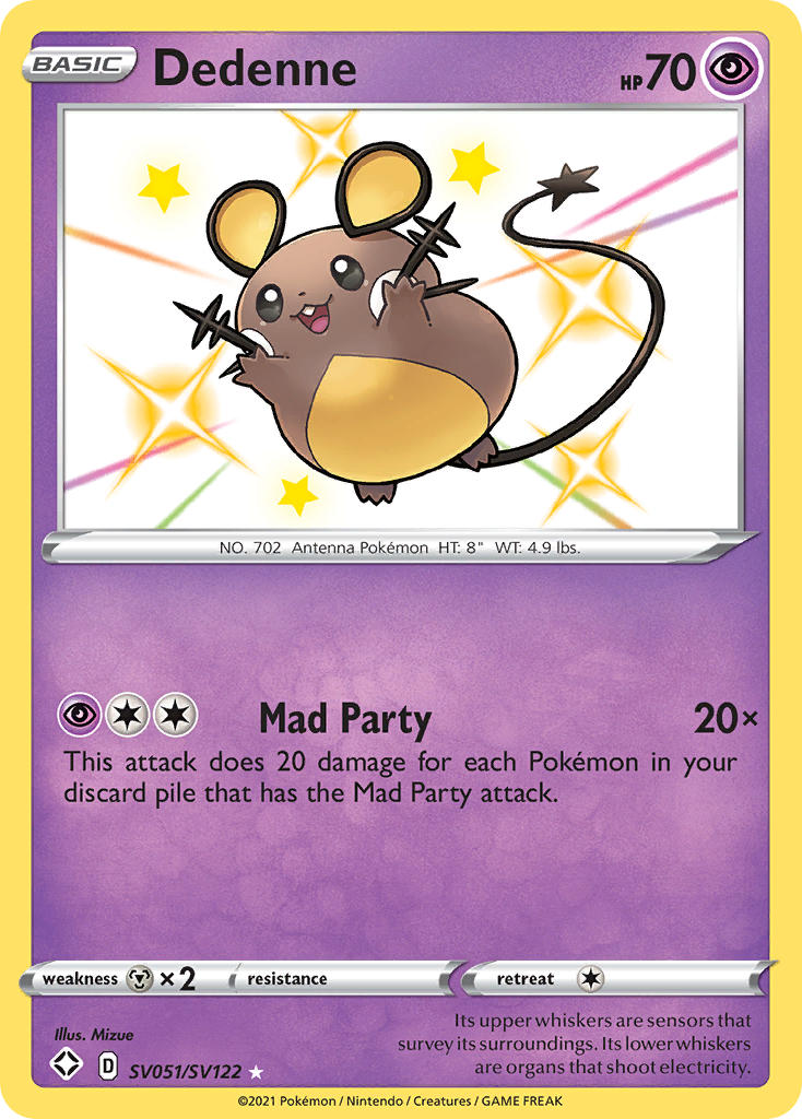 Dedenne Shining Fates SET-SV051