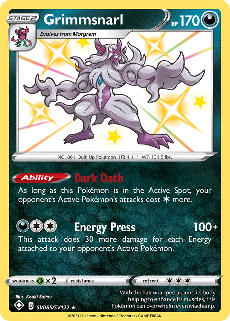 Grimmsnarl Shining Fates SET-SV085