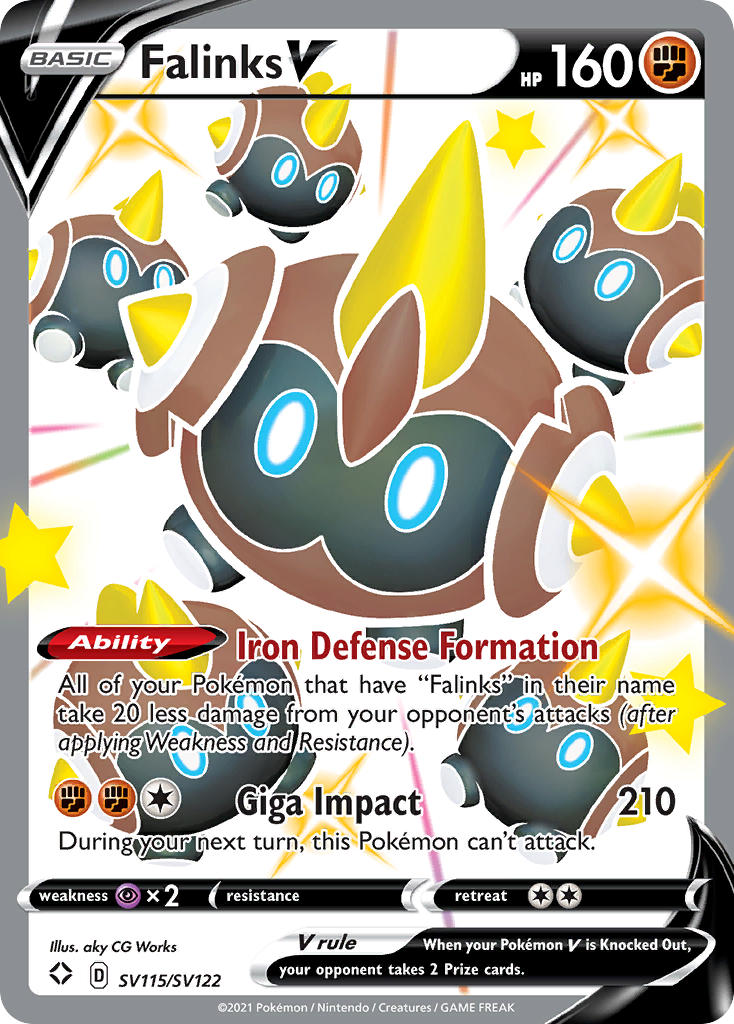 Falinks V Shining Fates SET-SV115