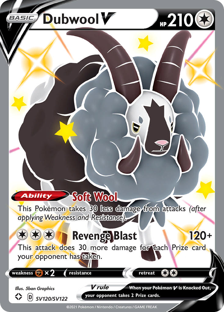 Dubwool V Shining Fates SET-SV120