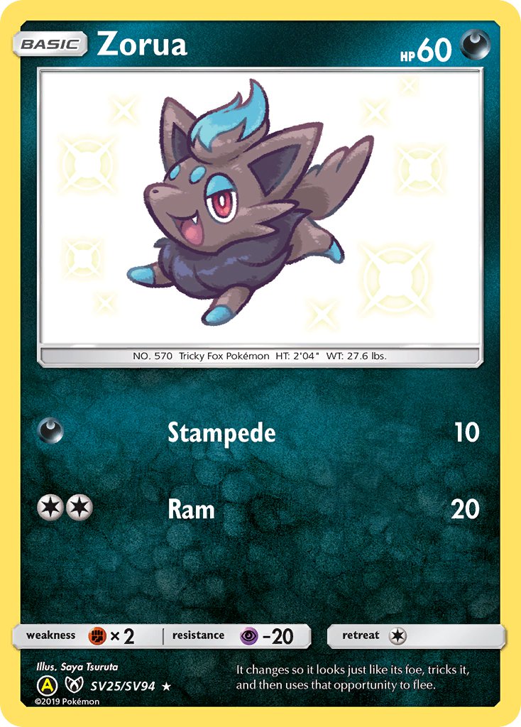 Zorua Shining Legends SET-SV25
