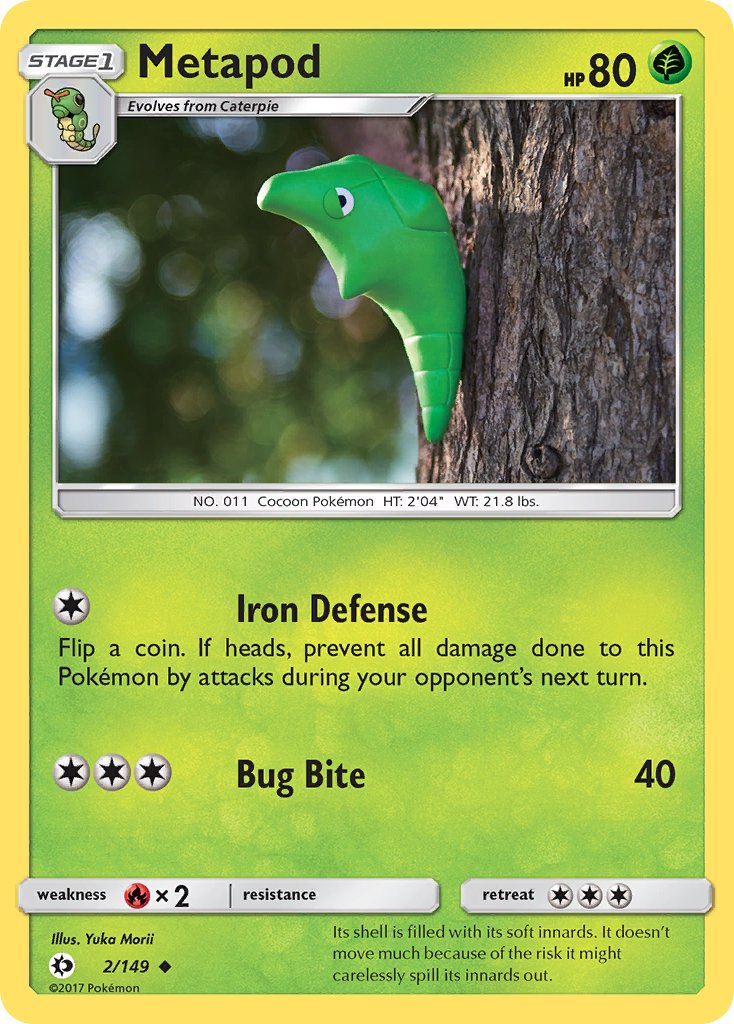Metapod Sun & Moon SET-2