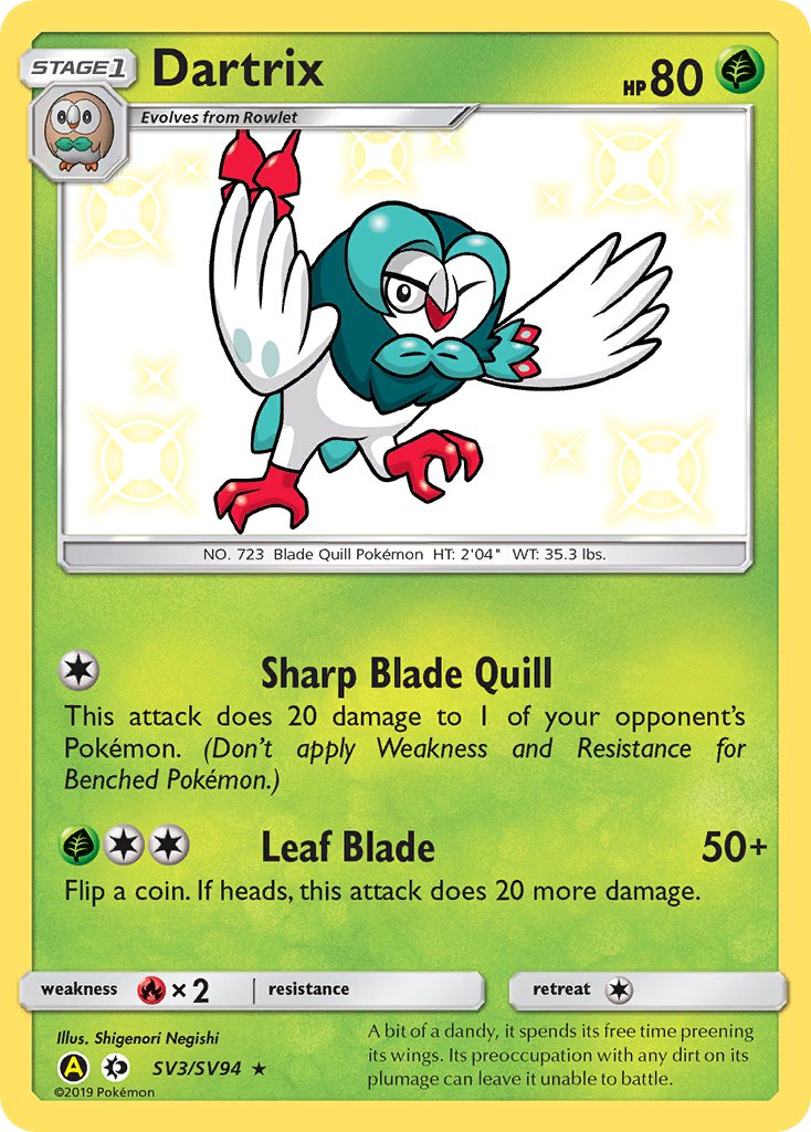 Dartrix Sun & Moon SET-SV3