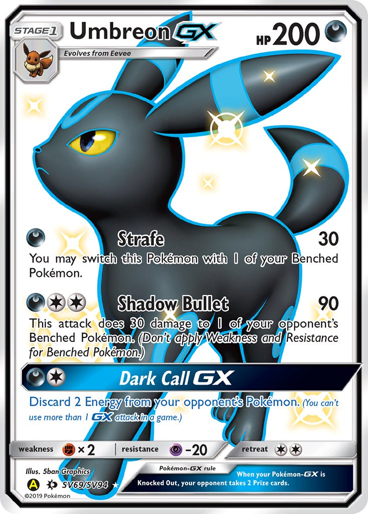 Umbreon-GX Sun & Moon SET-SV69