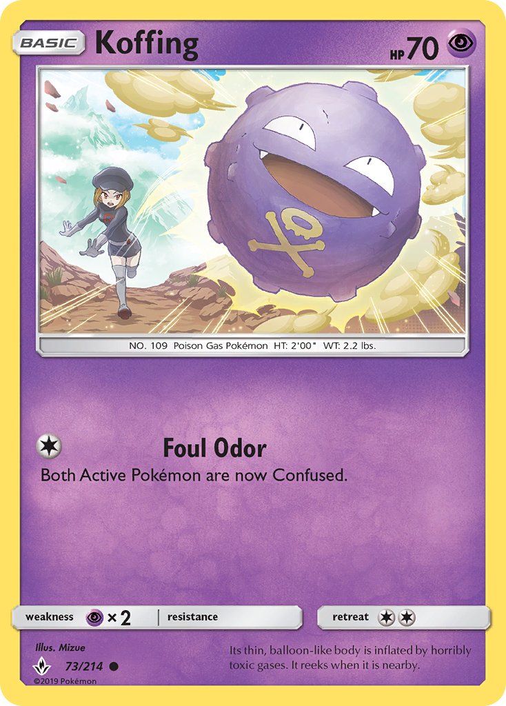 Koffing Unbroken Bonds SET-73