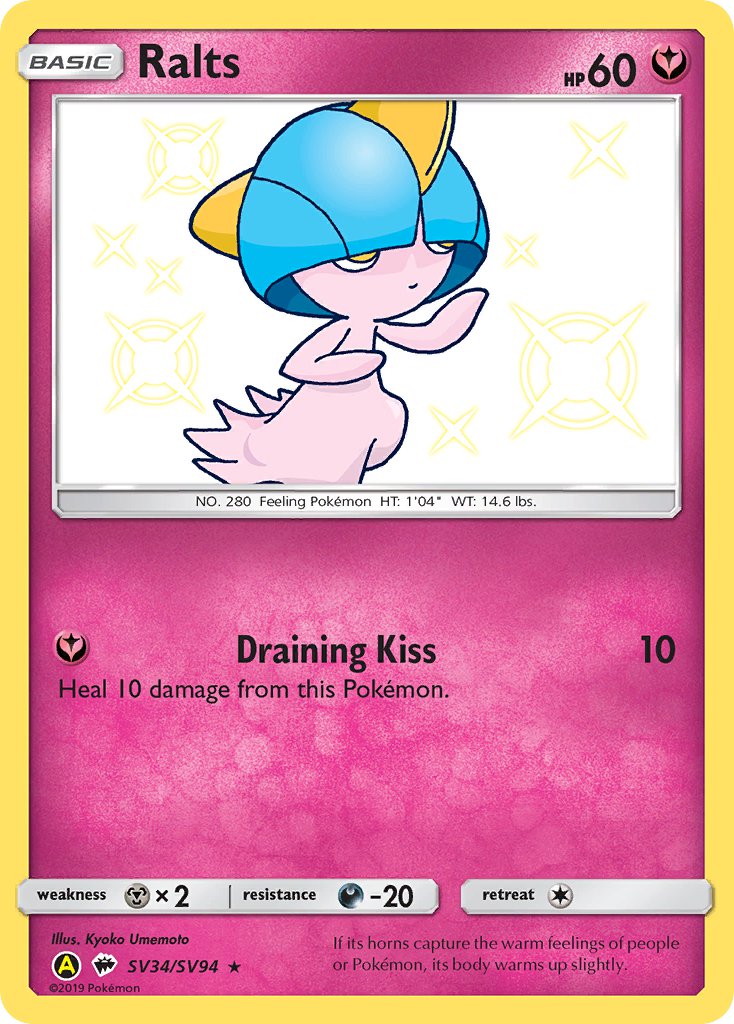 Ralts Burning Shadows SET-SV34