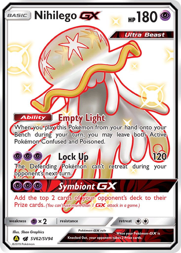 Nihilego-GX Crimson Invasion SET-SV62