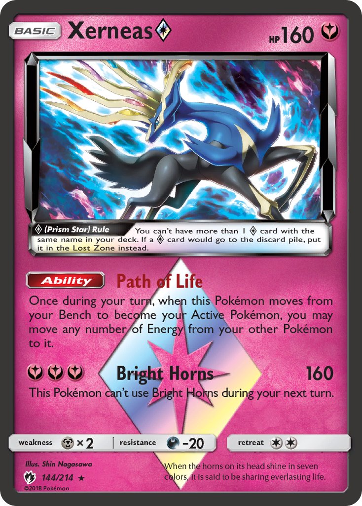 Xerneas Prism Star Lost Thunder SET-144