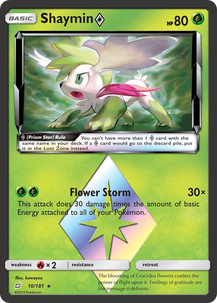 Shaymin Prism Star Team Up SET-10