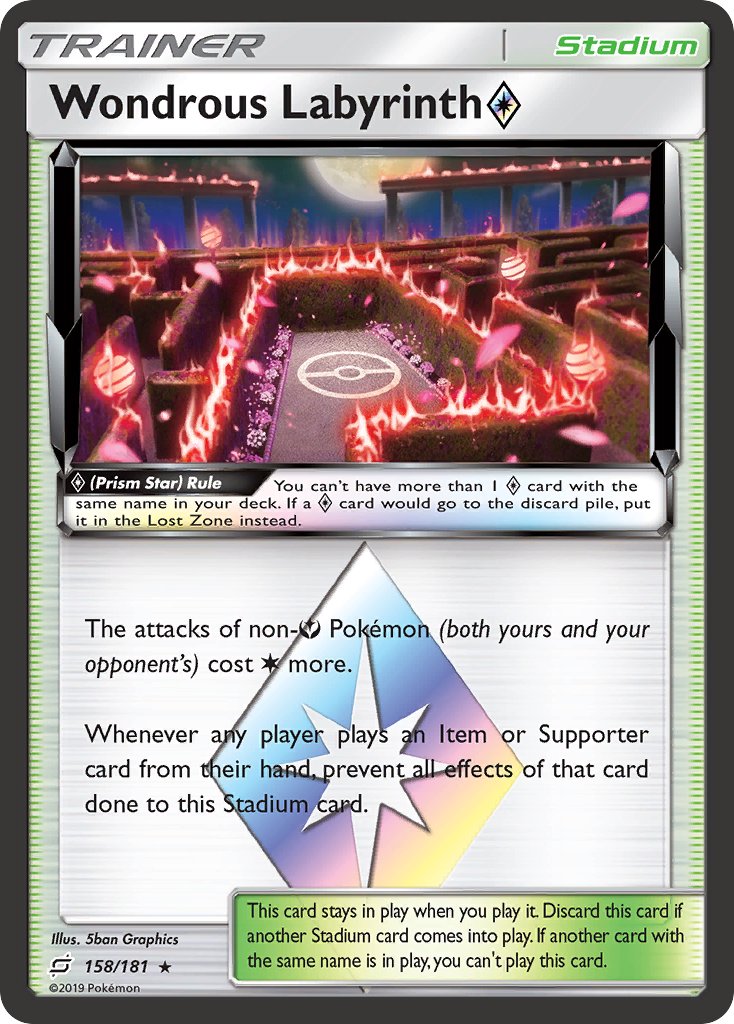 Wondrous Labyrinth Prism Star Team Up SET-158
