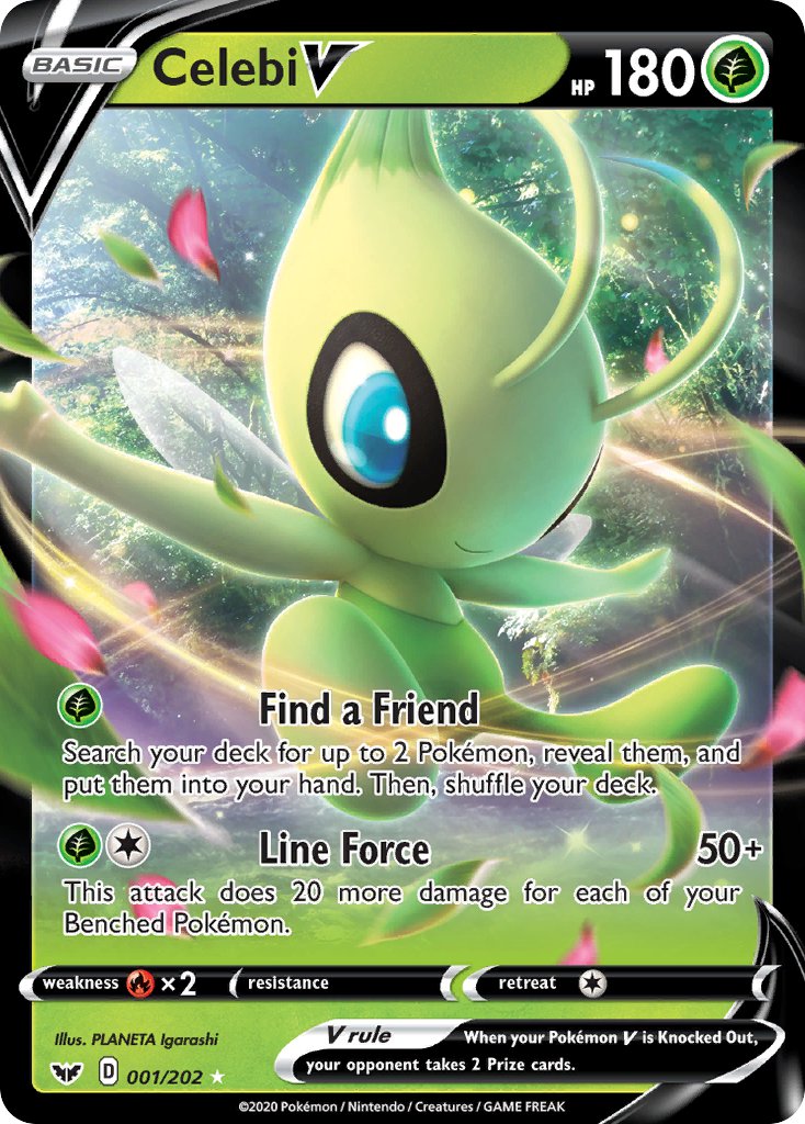 Celebi V Sword & Shield SET-001