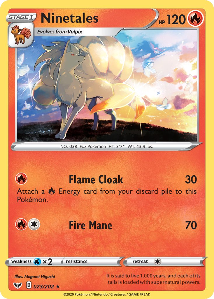 Ninetales Sword & Shield SET-023