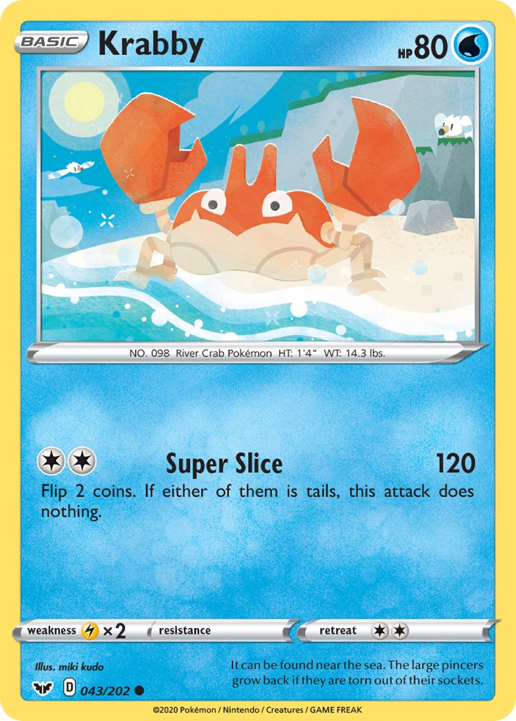 Krabby Sword & Shield SET-043