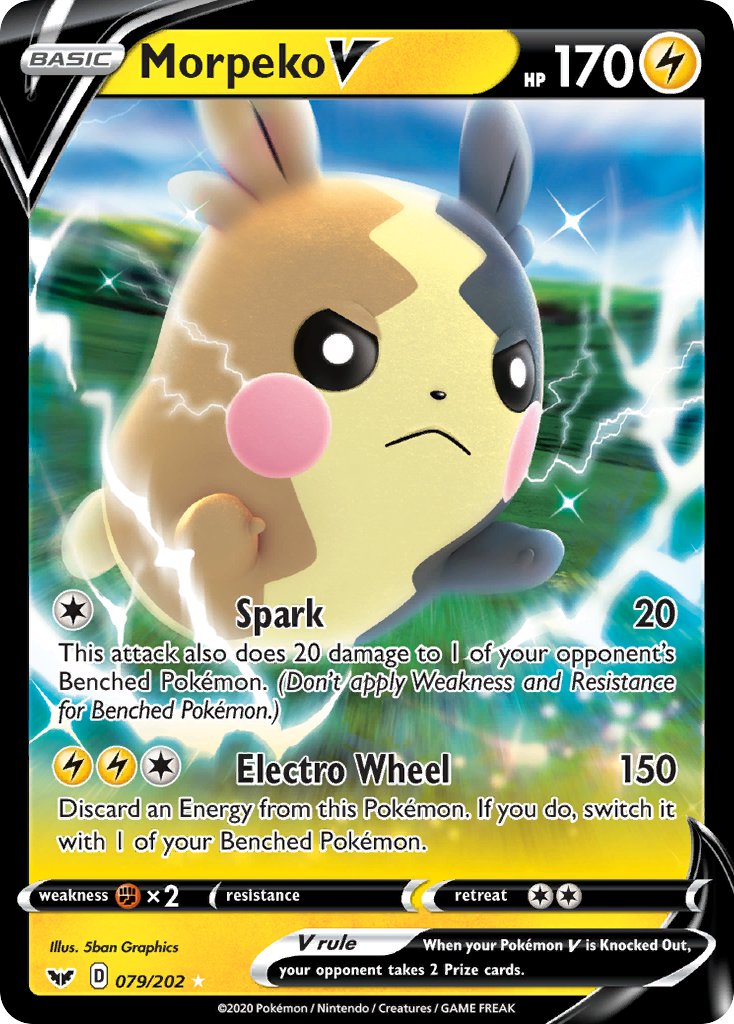 Morpeko V Sword & Shield SET-079