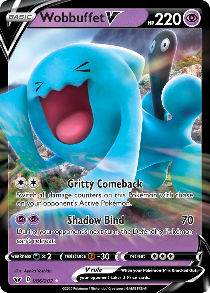 Wobbuffet V Sword & Shield SET-086