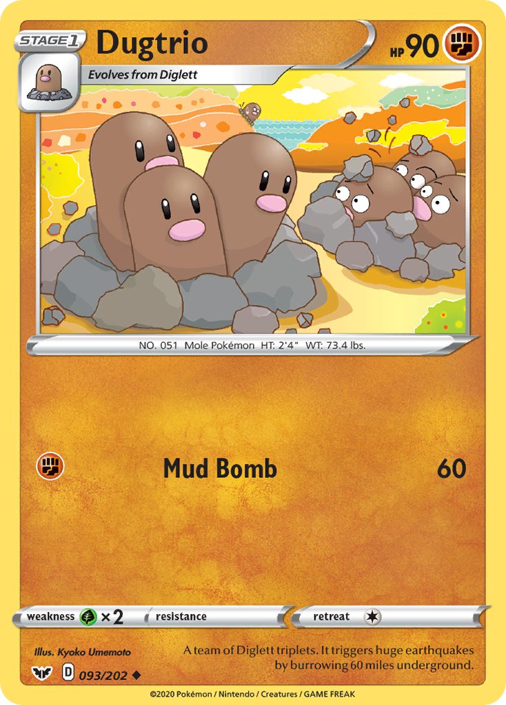 Dugtrio Sword & Shield SET-093