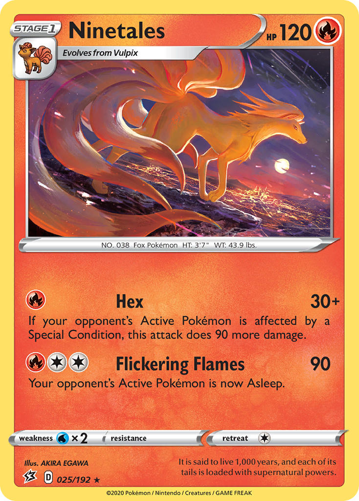 Ninetales Rebel Clash SET-025
