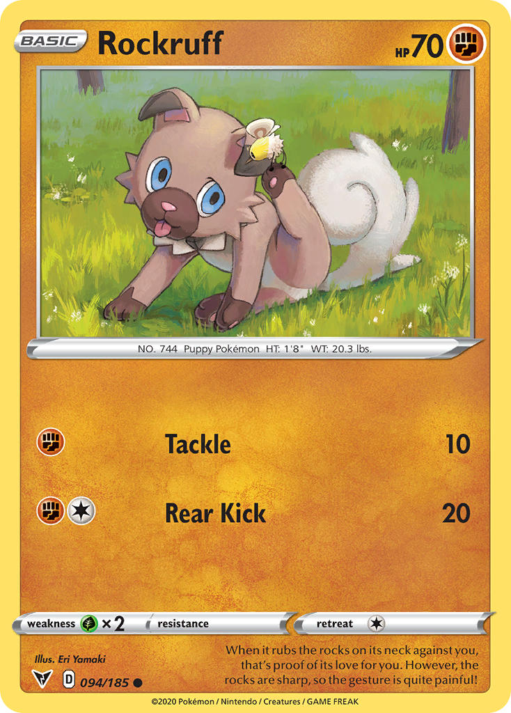Rockruff Vivid Voltage SET-094