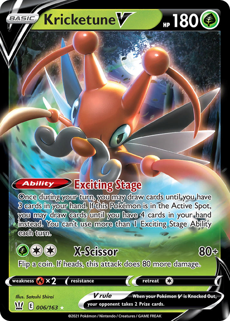 Kricketune V Battle Styles SET-006