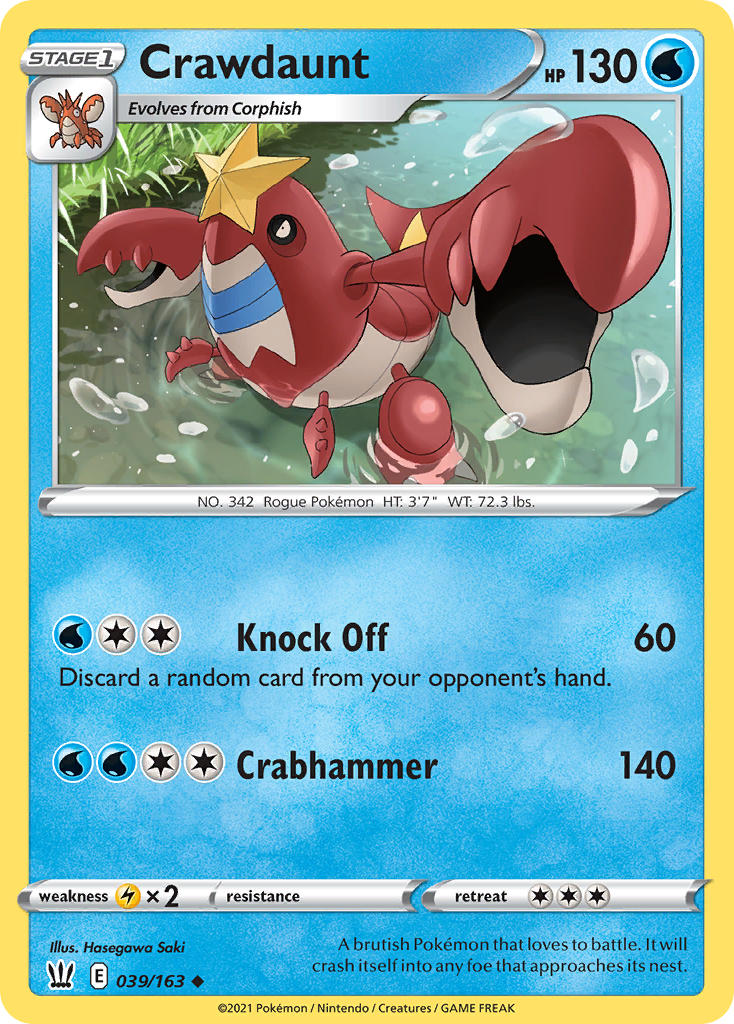 Crawdaunt Battle Styles SET-039