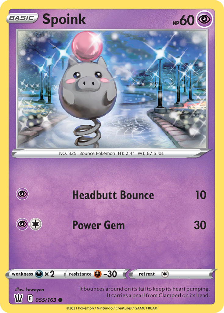Spoink Battle Styles SET-055