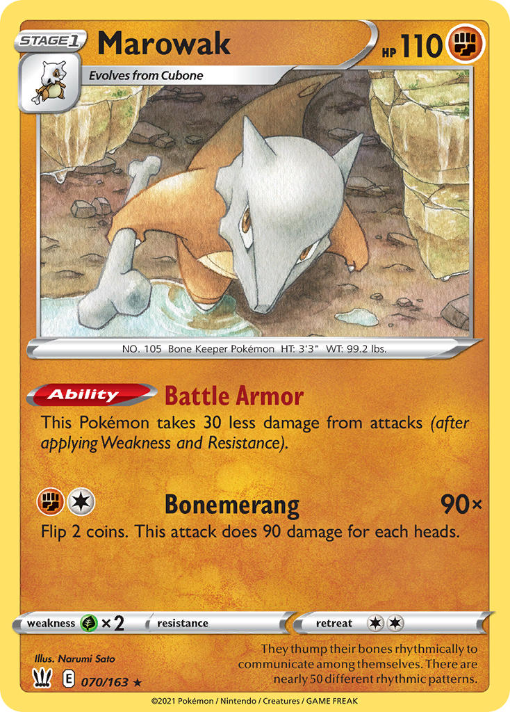 Marowak Battle Styles SET-070