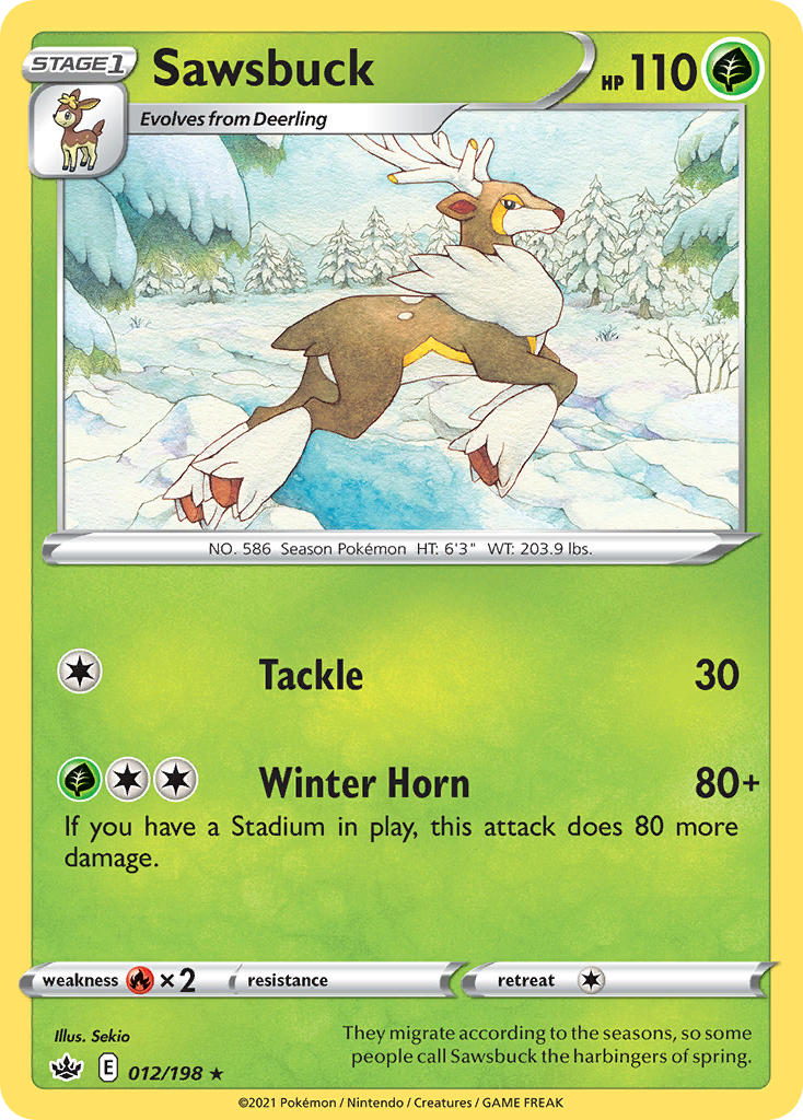 Sawsbuck Chilling Reign SET-012
