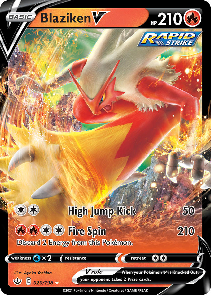 Blaziken V Chilling Reign SET-020