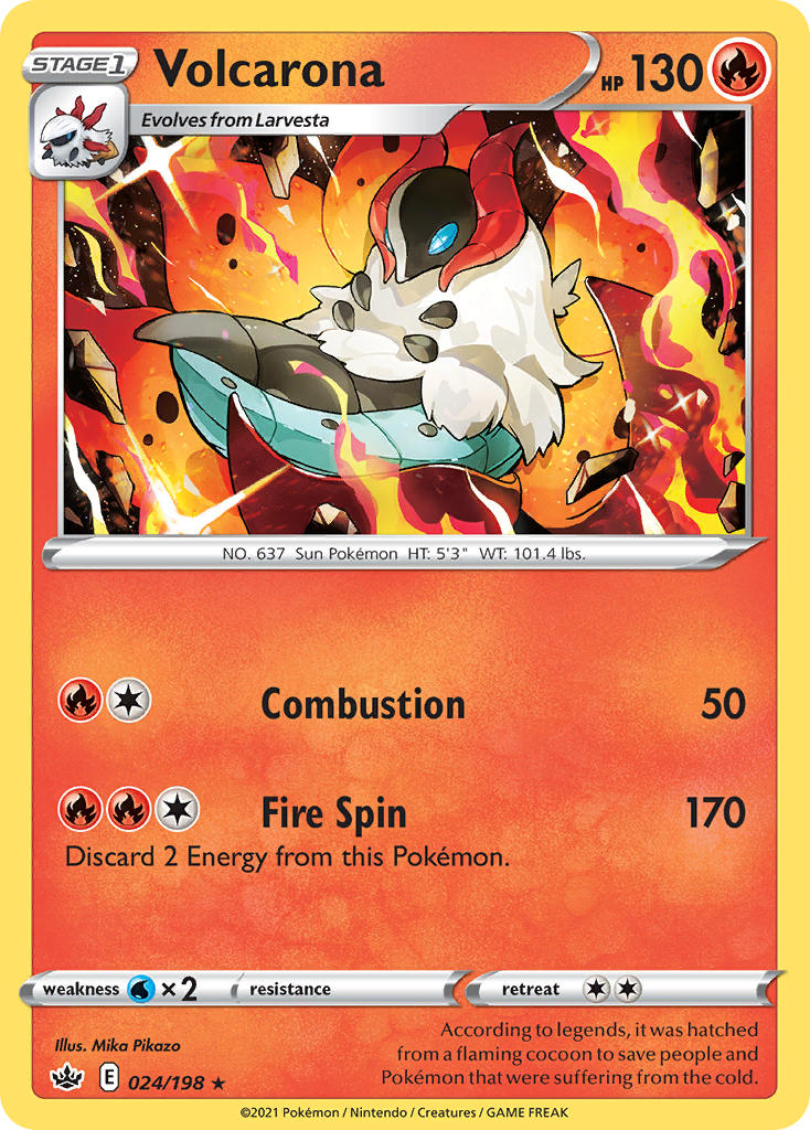 Volcarona Chilling Reign SET-024