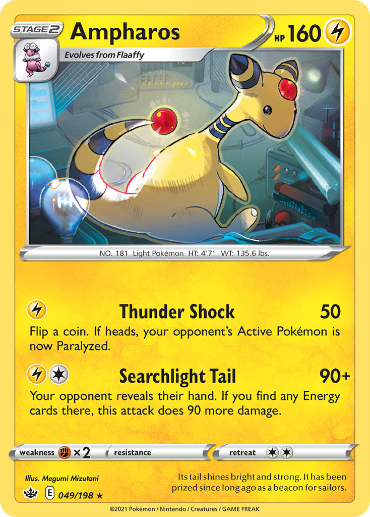Ampharos Chilling Reign SET-049