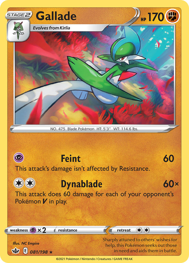 Gallade Chilling Reign SET-081