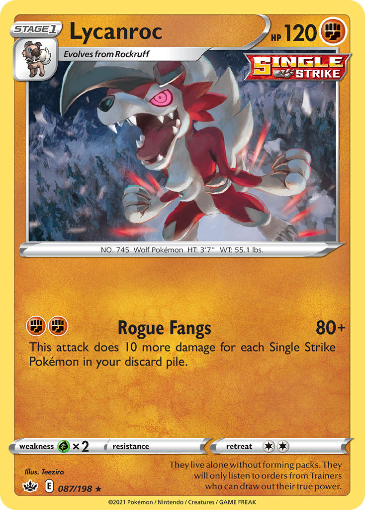 Lycanroc Chilling Reign SET-087