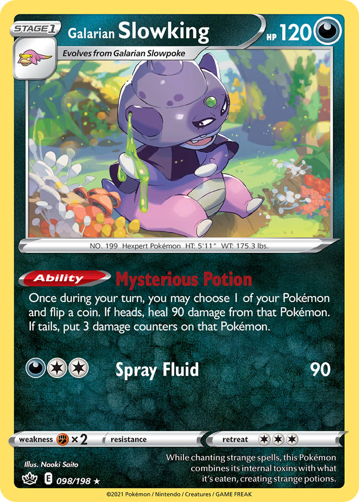 Galarian Slowking Chilling Reign SET-098
