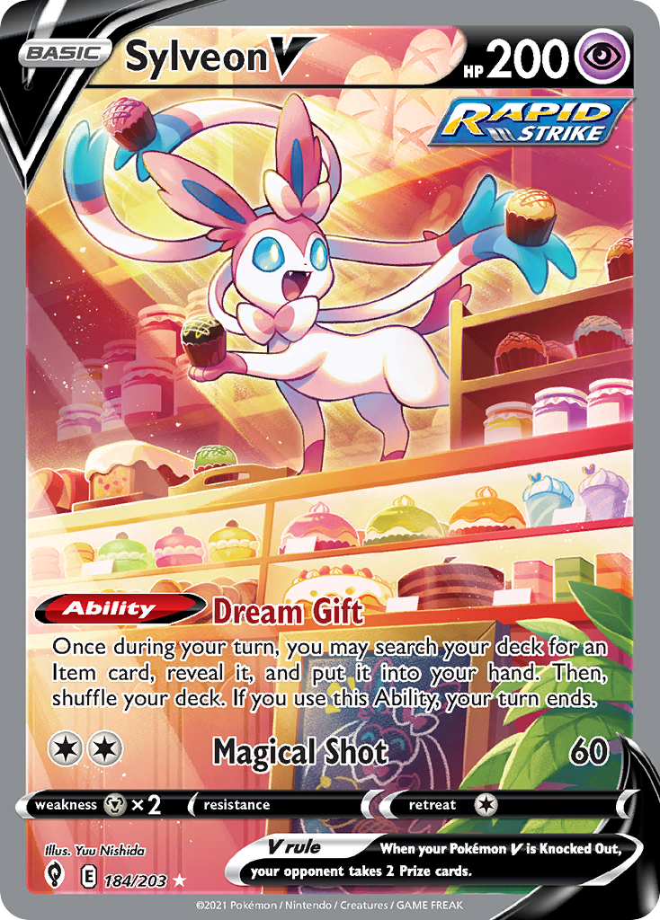Sylveon V Evolving Skies SET-184
