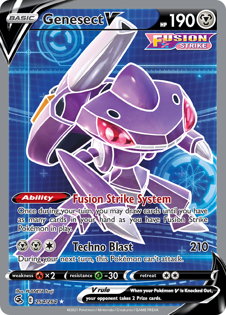 Genesect V Fusion Strike SET-254