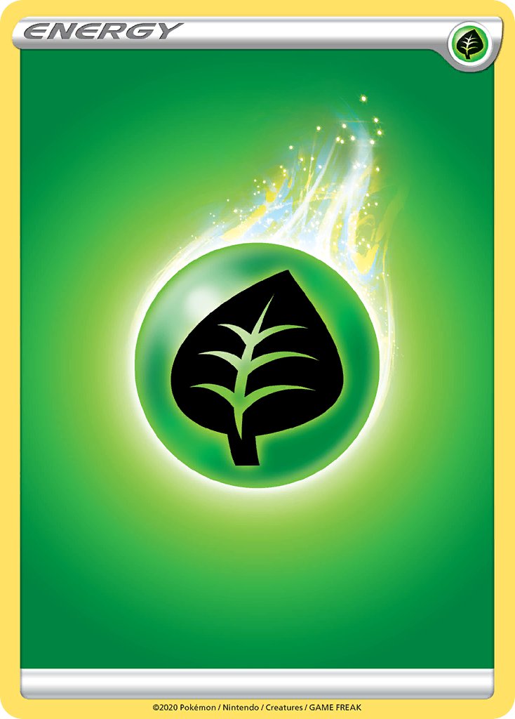 Grass Energy Sword & Shield Energy SET-No Number