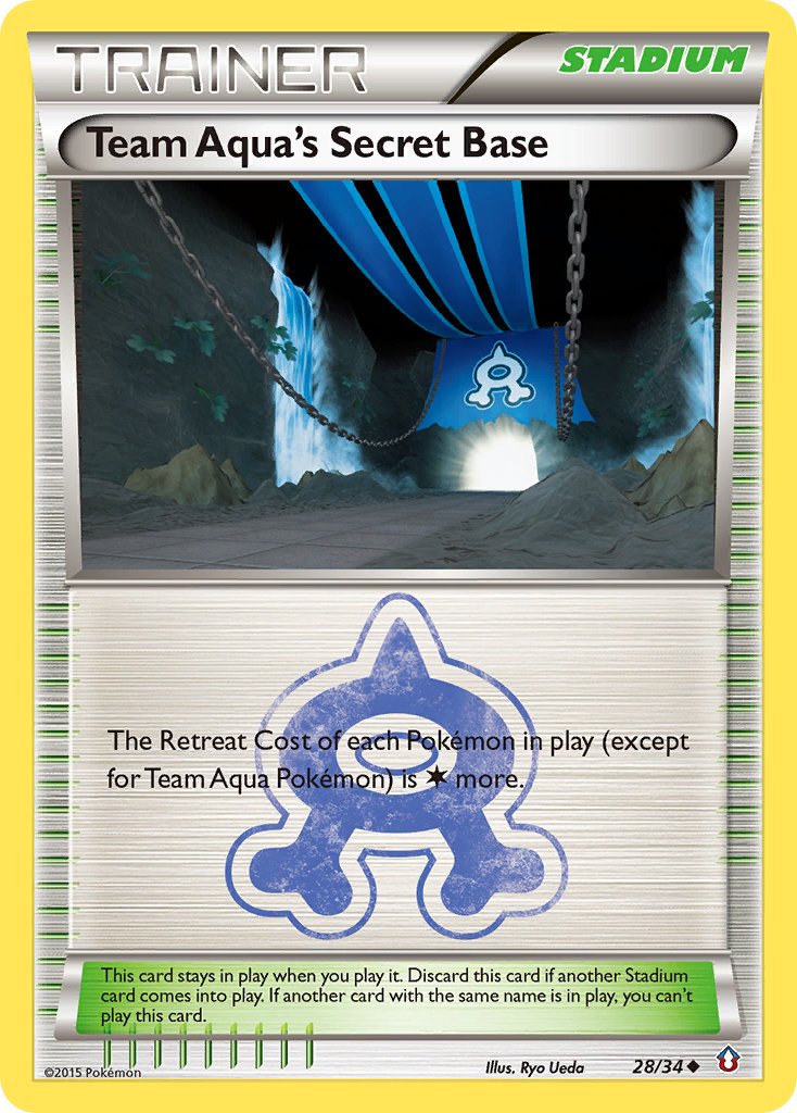 Team Aqua’s Secret Base Double Crisis SET-28