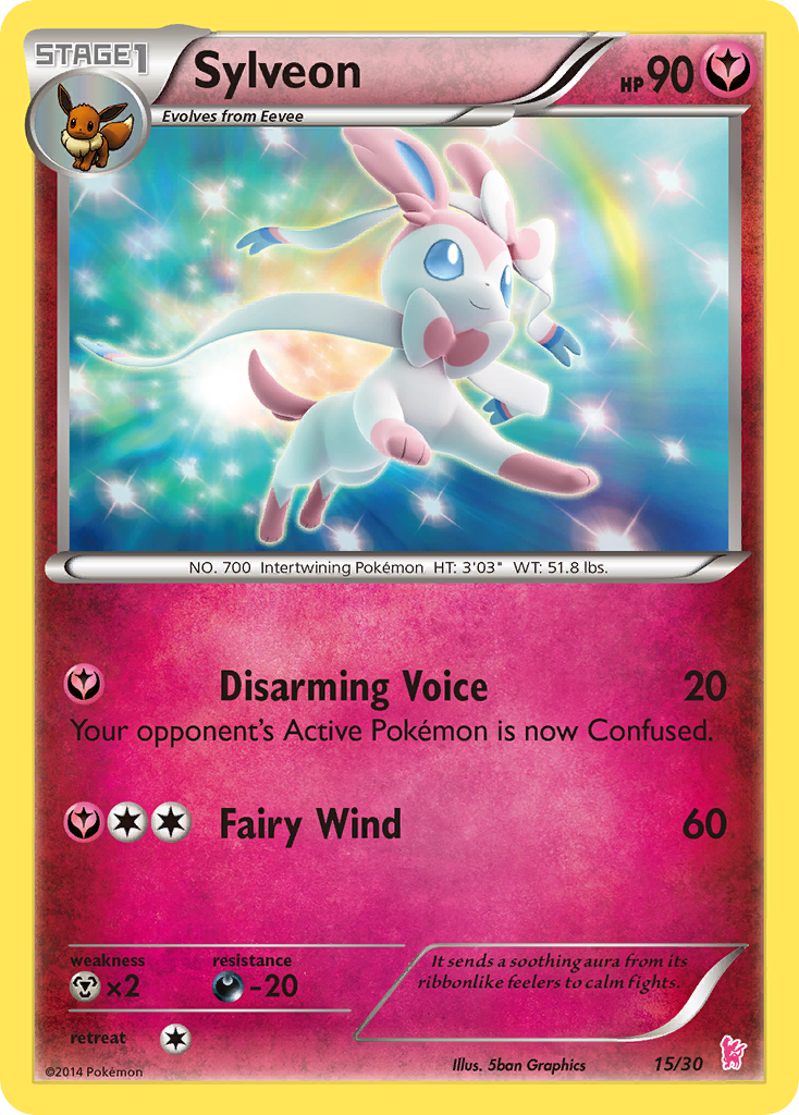 Sylveon XY Trainer Kit—Sylveon SET-15
