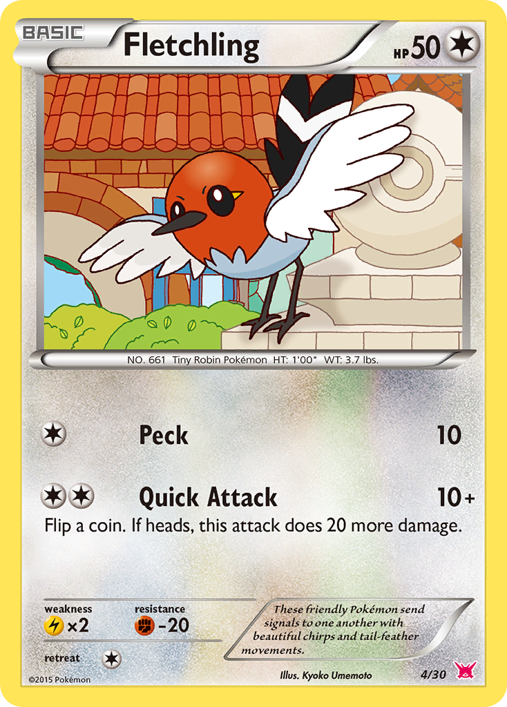 Fletchling XY Trainer Kit—Latias SET-4