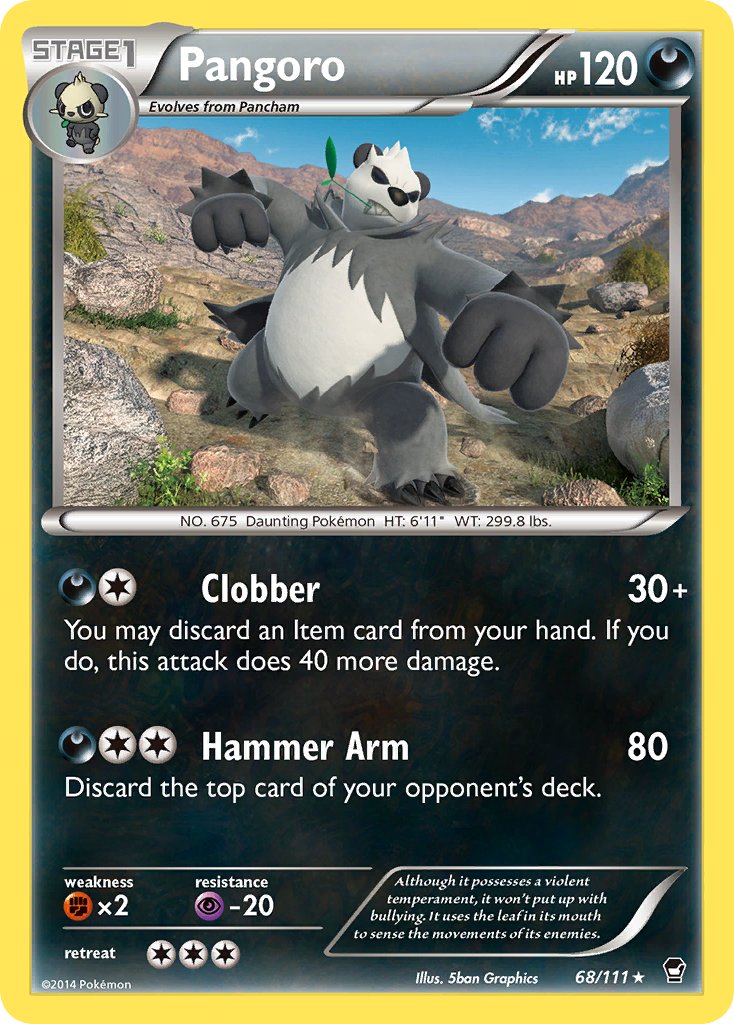 Pangoro Furious Fists SET-68