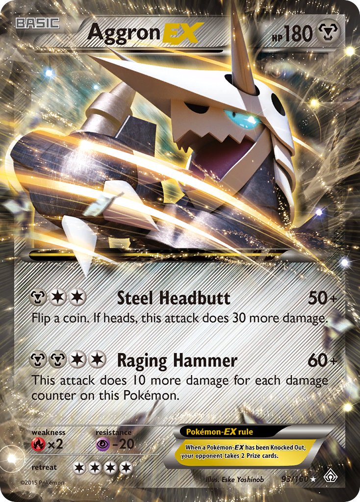 Aggron-EX Primal Clash SET-93