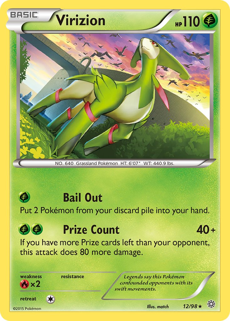 Virizion Ancient Origins SET-12