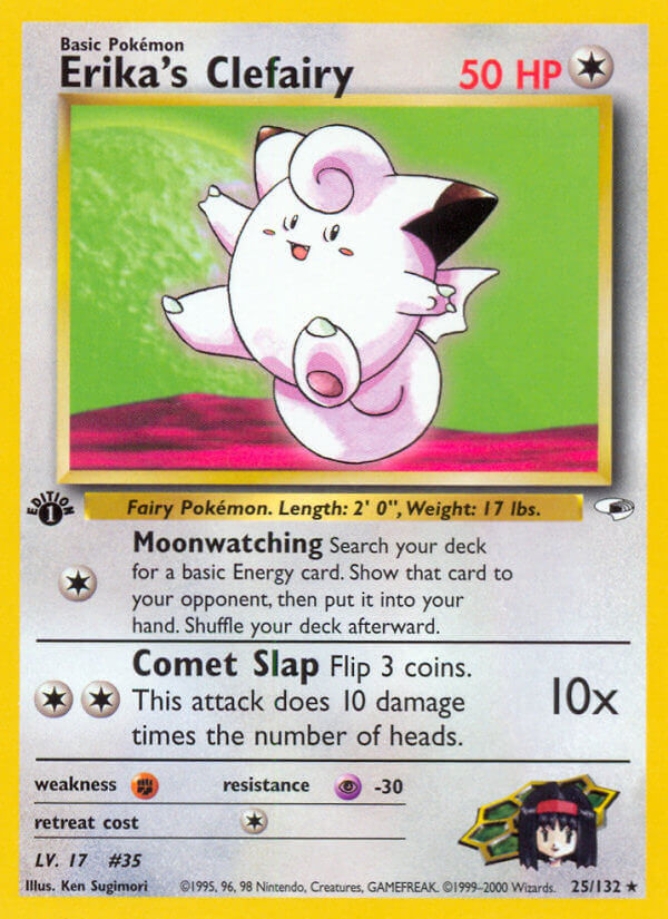 Erika’s Clefairy Gym Heroes SET-25