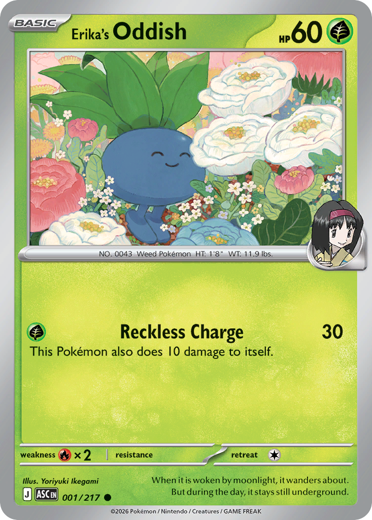 Erika's Oddish - Ascended Heroes SET-1