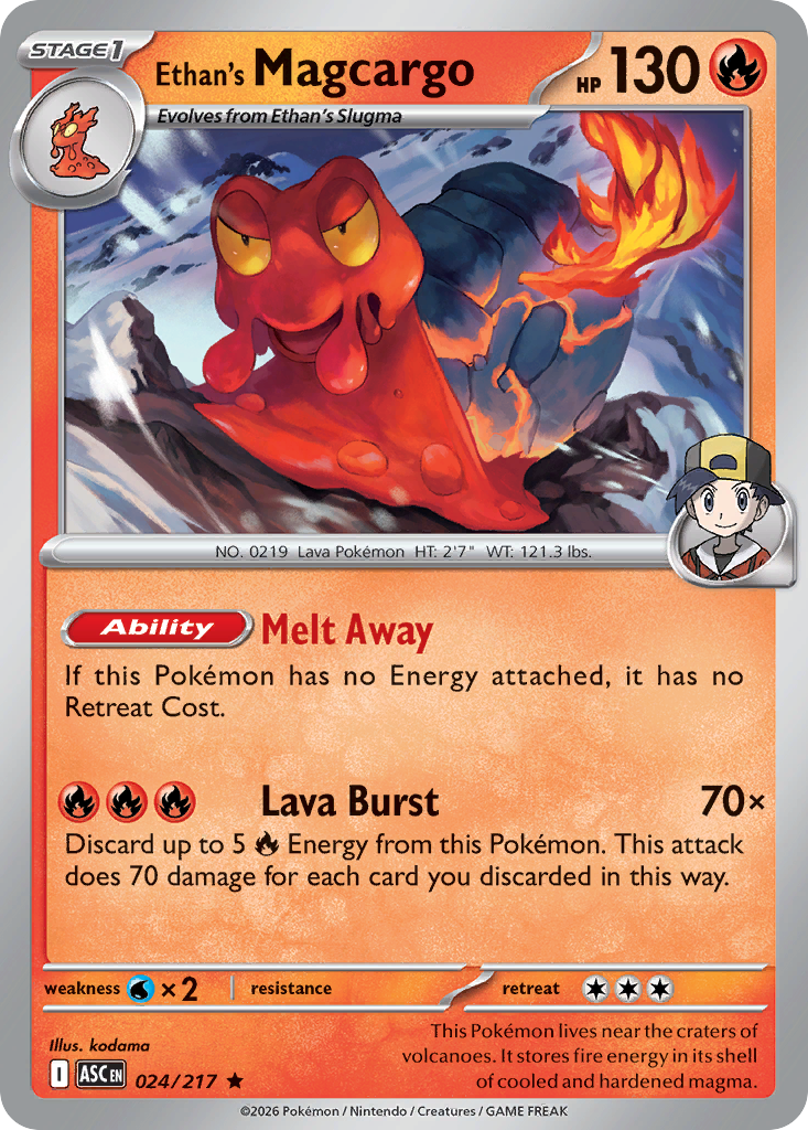Ethan's Magcargo - Ascended Heroes SET-24