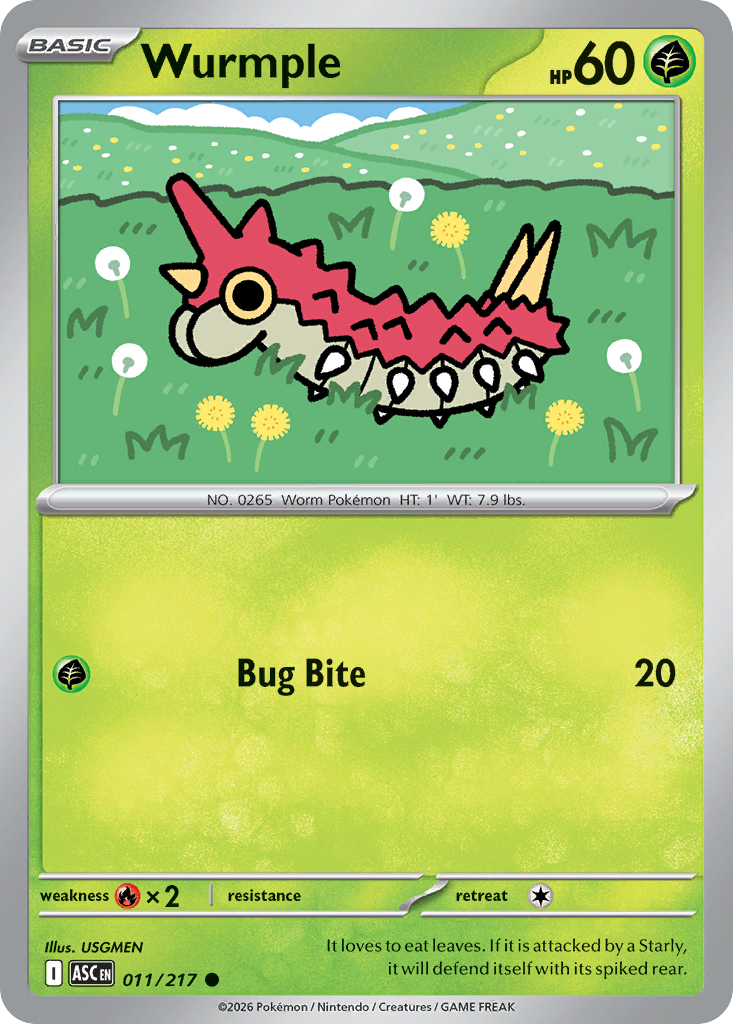 Wurmple - Ascended Heroes SET-11