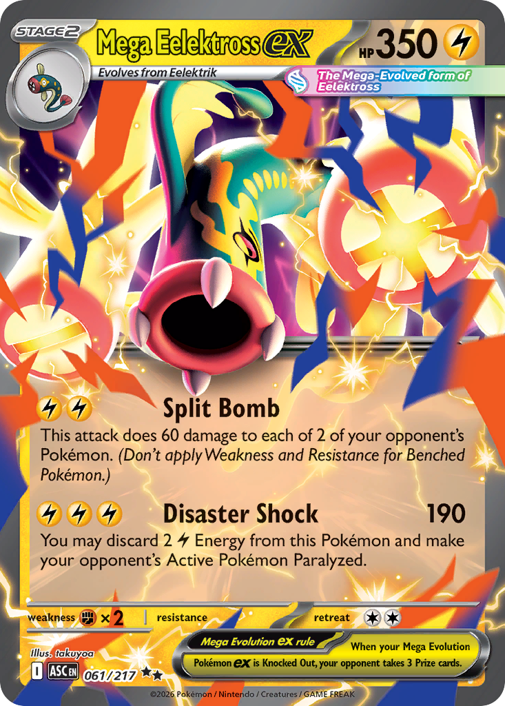 Mega Eelektross ex - Ascended Heroes SET-61