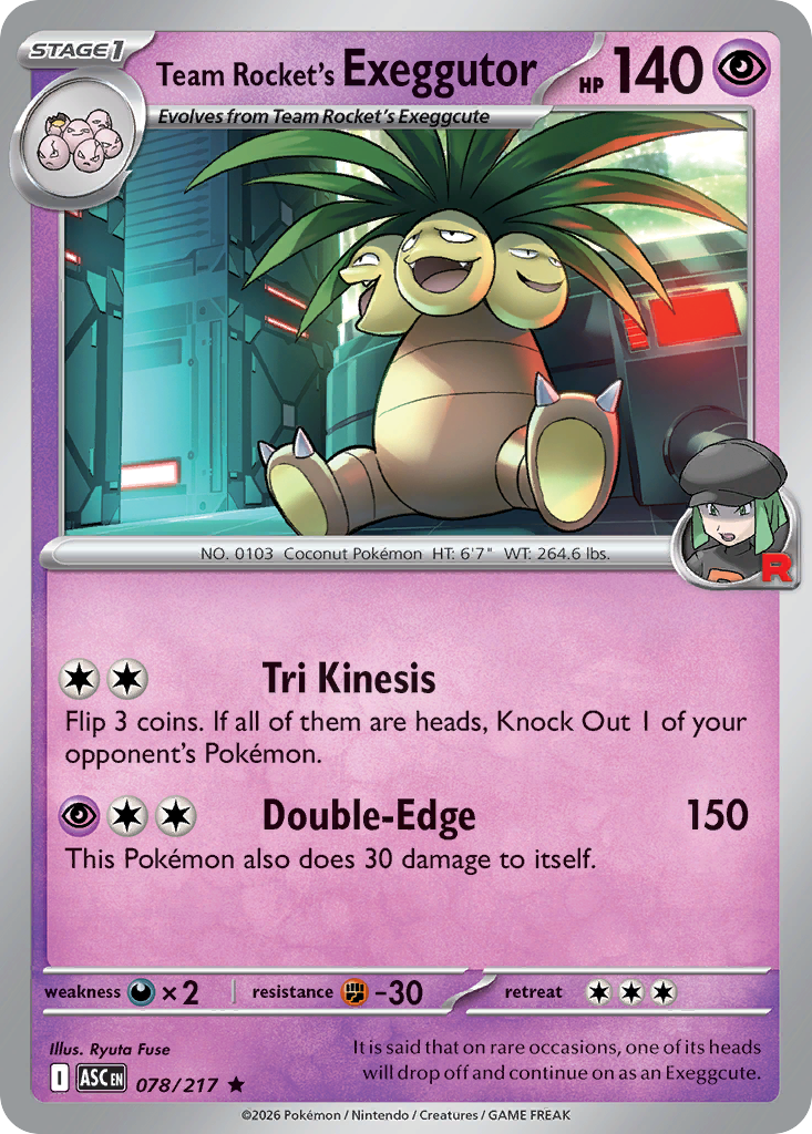 Team Rocket's Exeggutor - Ascended Heroes SET-78